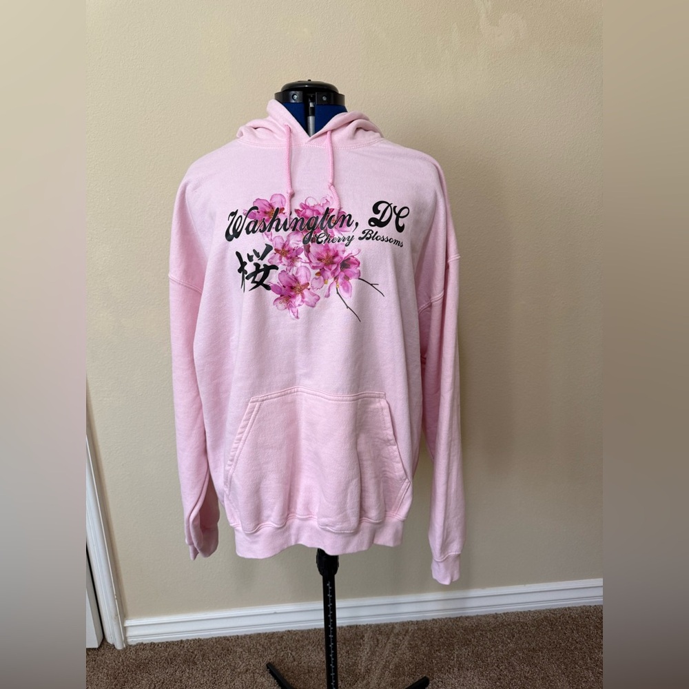 Pink Cherry Blossom Washington, D.C. Hoodie